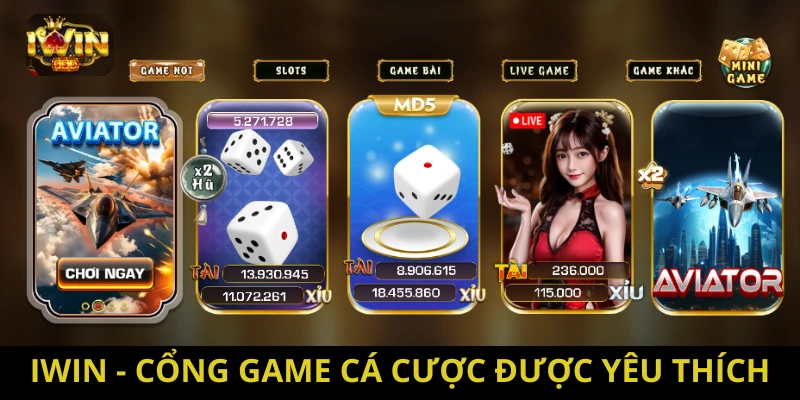 IWIN là cổng game được yêu thích nhất 2025