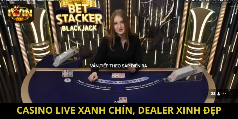 Casino live chân thực cùng dàn Dealer xinh đẹp  